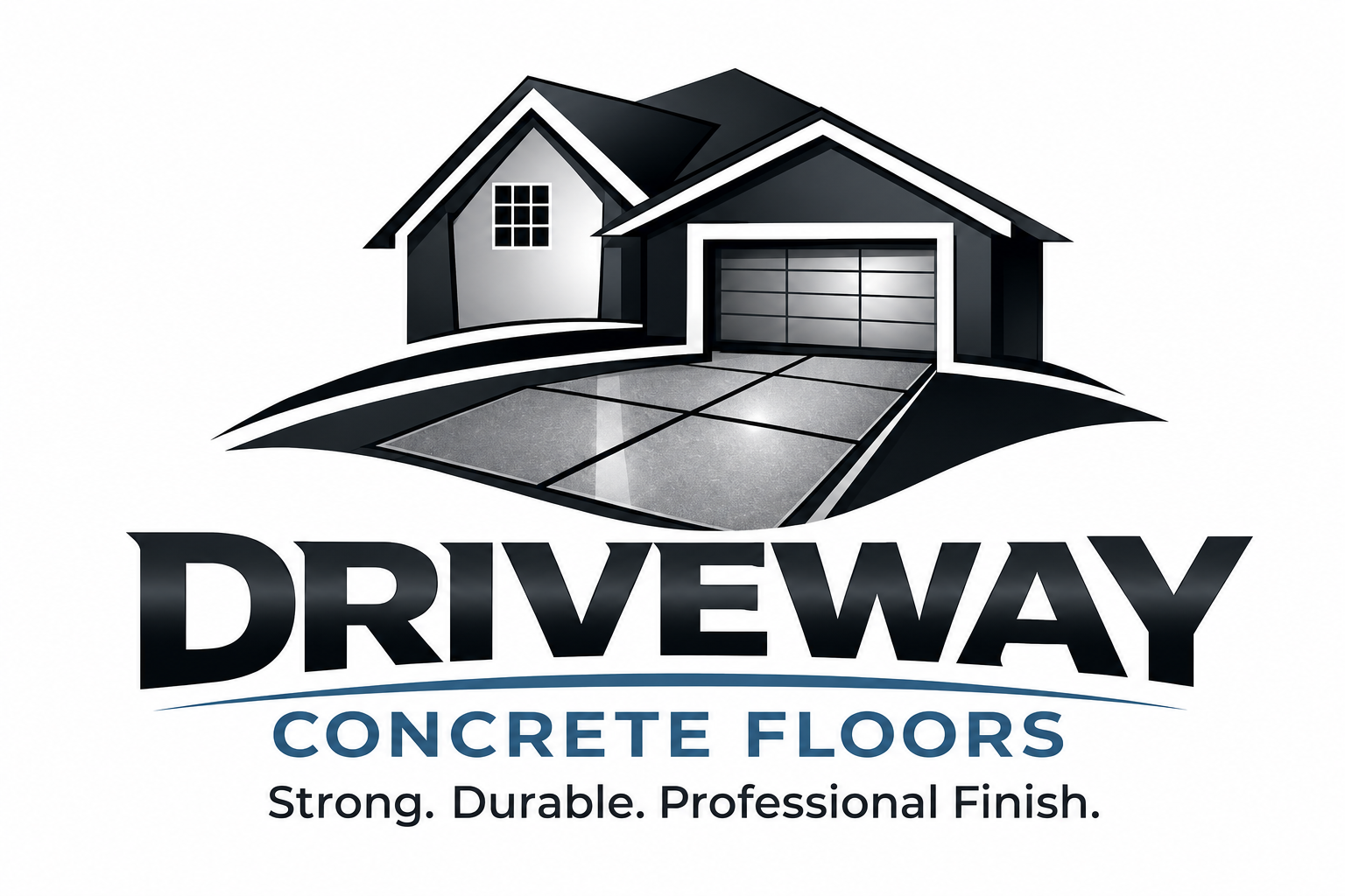 Driveway Concrete Floors Logo