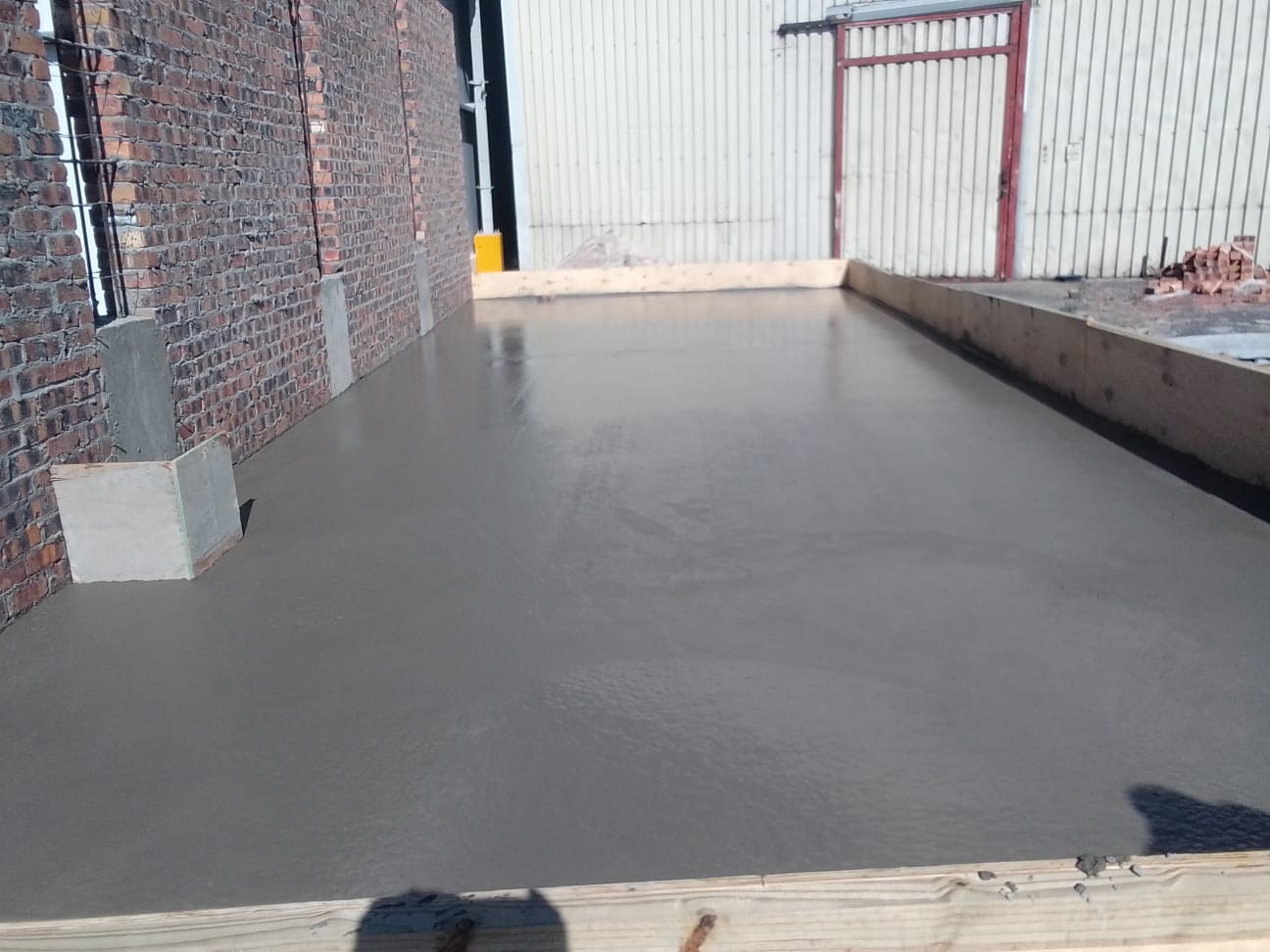 Concrete floor finishing