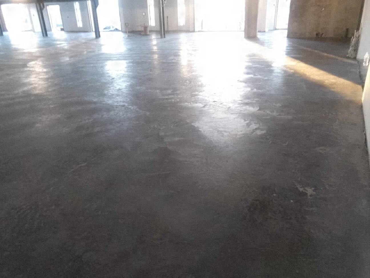 Concrete work in progress