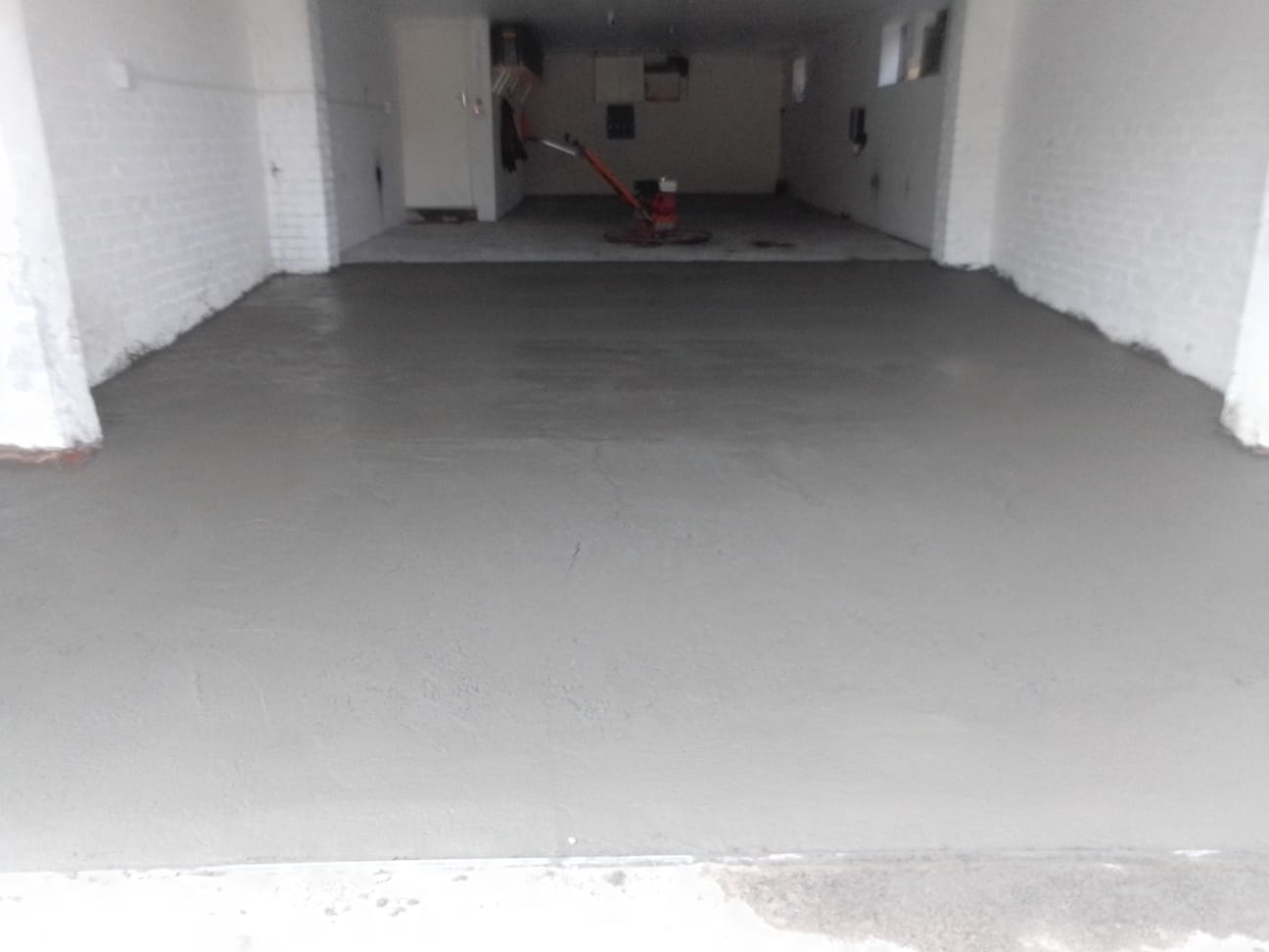 Concrete floor preparation
